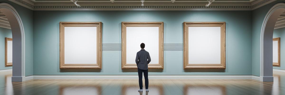 Storytelling sequence across three canvases.